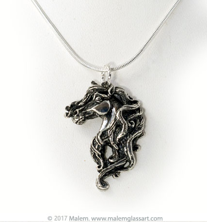Magic Unicorn Silver Pendant