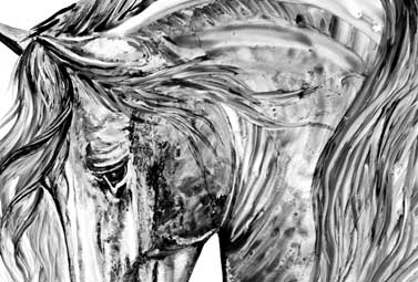 Glass Horse paintings by Malem