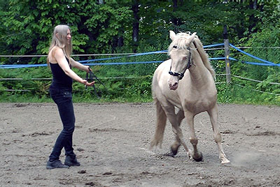 Malem and her horse