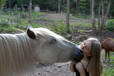 Malem and her horse