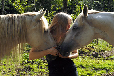 Malem and her horse